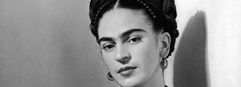 Mexican mother and German father, Frida Kahlo (1907-1954), used the details of her life as powerful symbols for pain of human existence She is grouped with Surrealists due to the psychic and