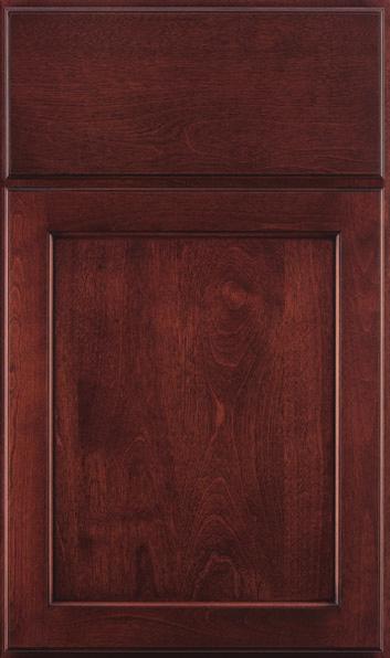 White Dove/Brown Glaze Door: Classic Door