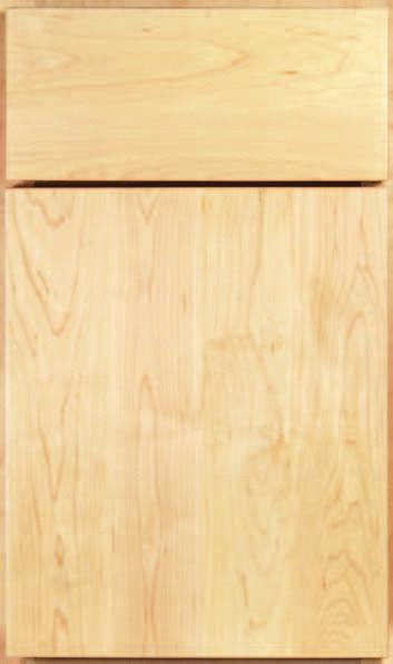 Wood: Maple Finish: Natural SHOWN: Door Style: Revival