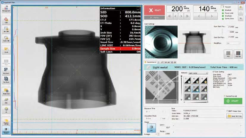 Easy and Fast CT Scanning Intuitive User Interface The new user interface features a simpler arrangement for intuitive operation.