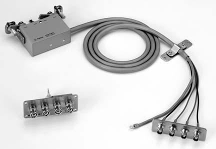 Description: The test leads extend the measurement port with a 4-Terminal Pair configuration. It is provided with a BNC male connector board to allow the attachment of user-fabricated test fixtures.