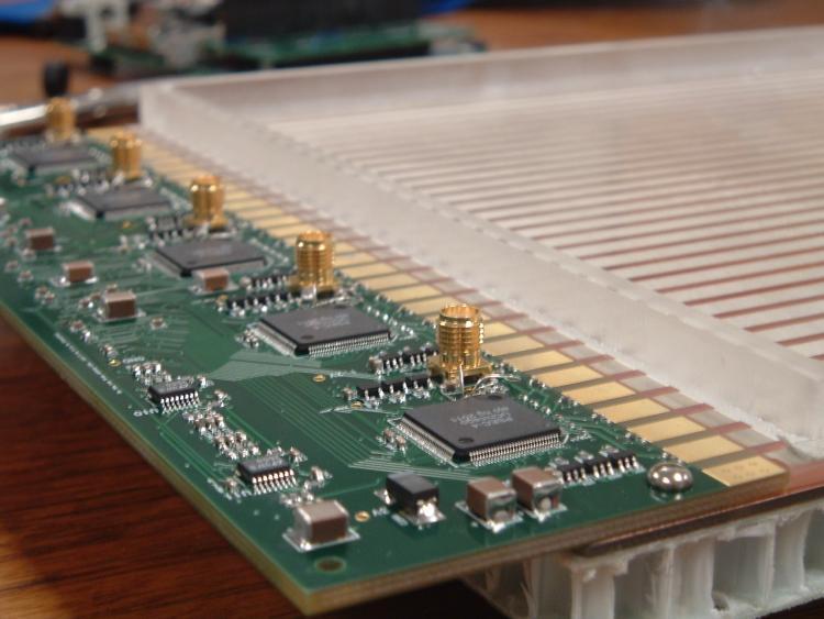 Super Module DAQ PSEC-4 is baseline ASIC for system, but back-end electronics may accommodate any waveform sampler with 1.2 or 2.5 V standard `application specific.