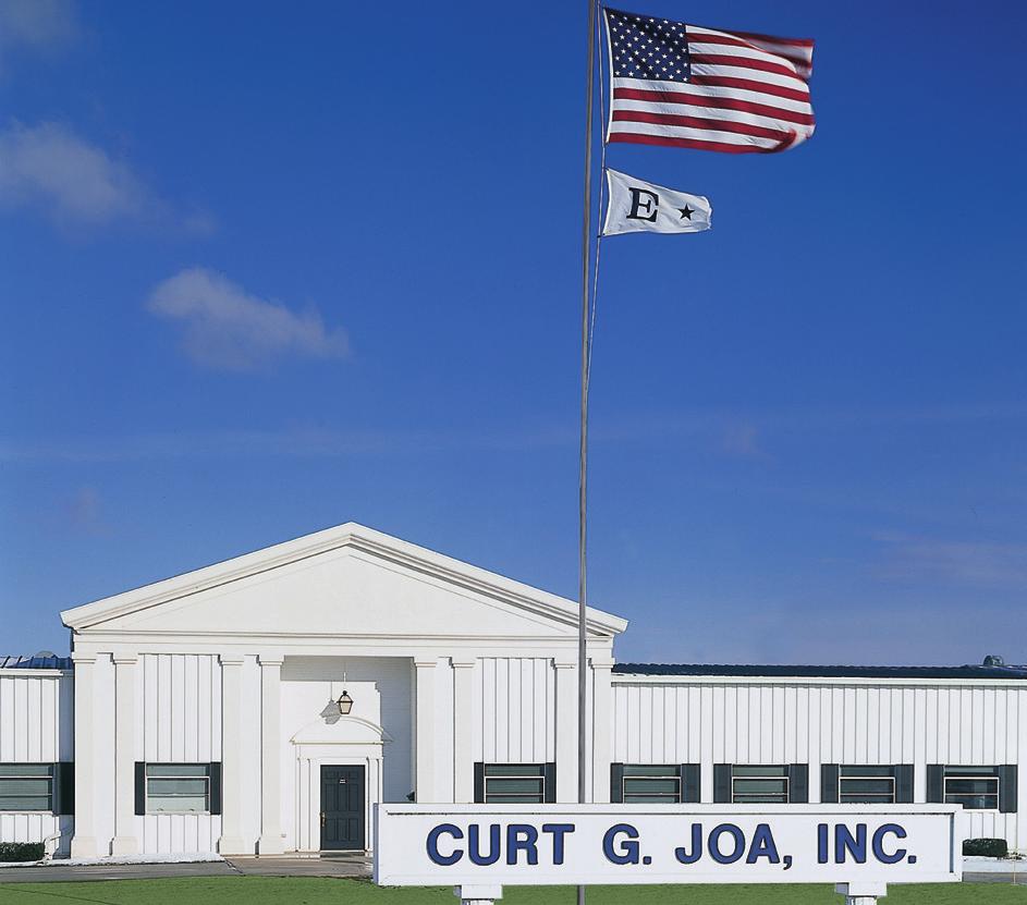 Company Overview Since 1932, Curt G. Joa, Inc. has been the world leader in engineering and building specialty machines for the disposable market.
