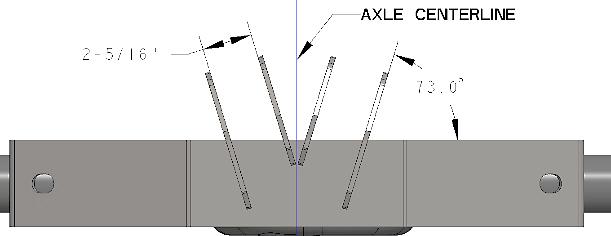 See diagram. 53. Fully weld truss assembly, weld truss to axle and weld upper control arm mounts to truss. ***To avoid warping, avoid excessive heat buildup.