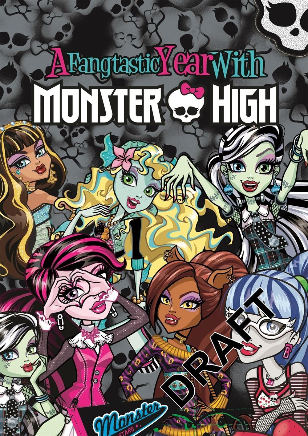 EDDA USA MAY 2017 A Fangtastic Year With Monster High A novelty calendar diary with a folded magnet to close.