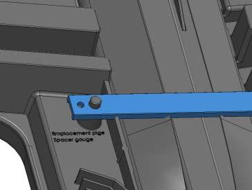 2 ) Place the superior and inferior middle bracket () and screw with screws x0