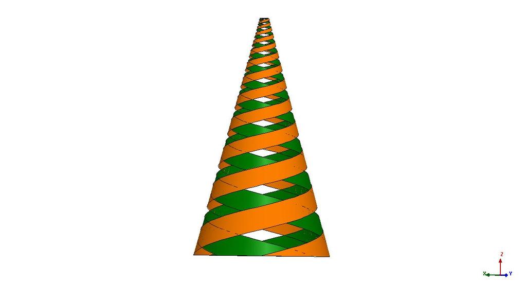 Dual polarised design derivatives Conical Log Spiral (CLS) is a single-polarised
