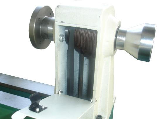 The lathe Model#70-050VS features a three step motor and spindle pulleys 