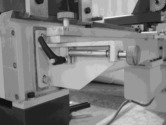 Copy cutting tool Assemble the cutting tool as shown There are two methods of adjusting the main bar towards or away from the bed of the lathe.