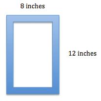 Lesson 12 2. Sue wants to make two picture frames with lengths and widths that are proportional to the ones given below. Note: The illustration shown below is not drawn to scale. a. Sketch a scale drawing using a horizontal scale factor of 50% and a vertical scale factor of 75%.