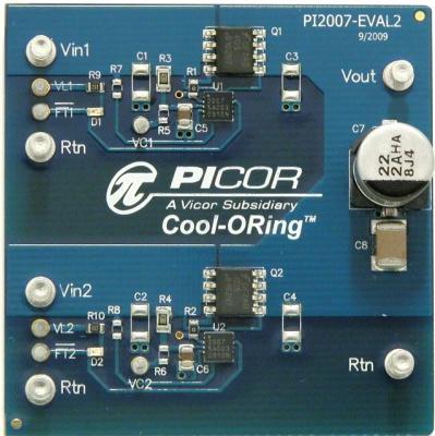 Cool-ORing PI2007 Product Description The Cool-ORing PI2007 with an external industry standard 25V N-channel MOSFET provides a complete Active ORing solution designed for use in 12V Bus (10V to 14V)