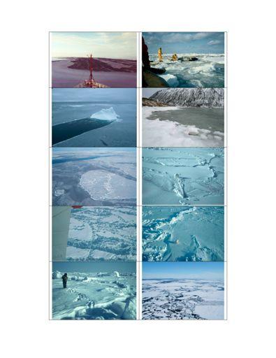 COMPLEX ICE ENVIRONMENTS Many Different Forms affecting oil in ice detection Fast ice (attached to shore)