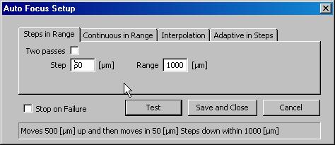 Using Autofocus in NIS-Elements Overview This technical note provides an overview of the available autofocus routines in NIS-Elements, and describes the necessary steps for using the autofocus