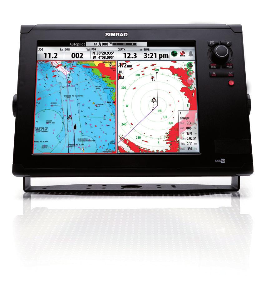 Based on the Simrad NSE platform, the NSO delivers best in class charting, sounder, and radar performance as well as unique control and integration options.