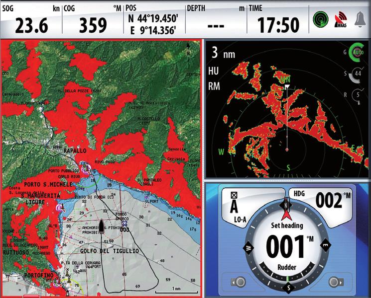 The Simrad NSE 8 and 12 inch multifunctional displays provide professional level performance with sophisticated charting, radar and echo sounder integration.