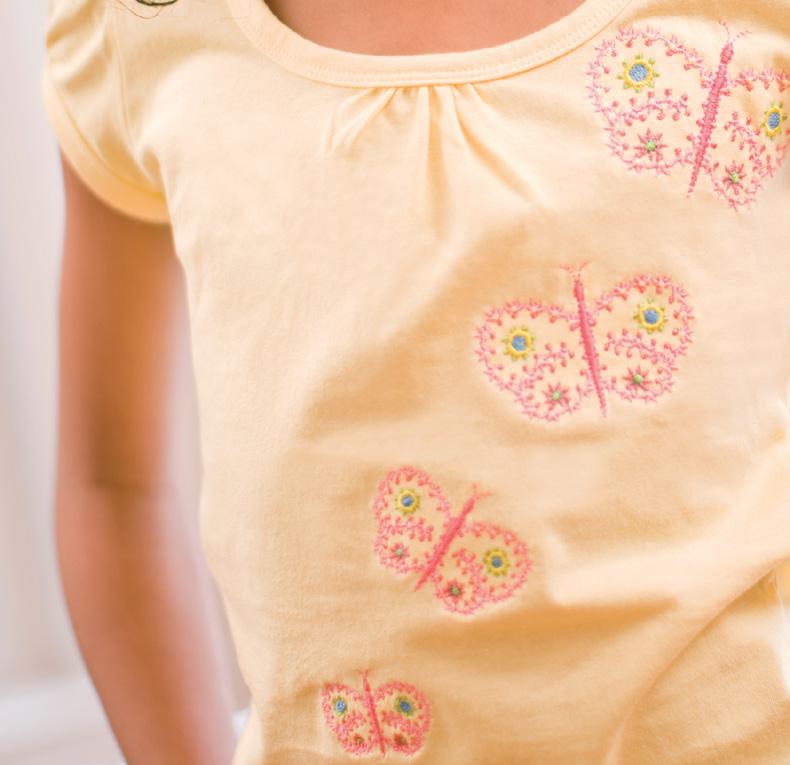 Wide variety of built-in embroidery patterns Start embroidering right away with any of the 136 built-in