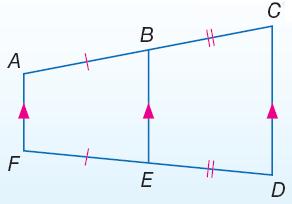 The theorem below relates the midsegment and the bases of a trapezoid.