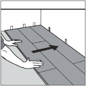 NOTE: If you notice both planks aren t at the same height or are not well locked together, please follow the disassembling instructions at the bottom of the page, disassemble and check if any debris
