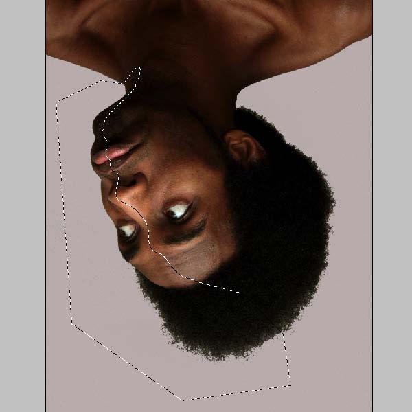Next I have extracted the head from the initial background, for this go to Select-Color range.