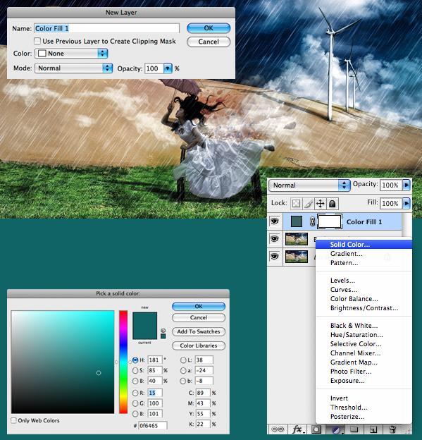 Step 16: Next you need to create a new layer and name it "Color