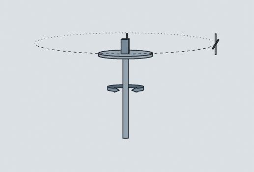 Antenna Measurement Figure 1. Test setup for single-axis polar pattern measurement. emphasis on handset pattern measurement as well.