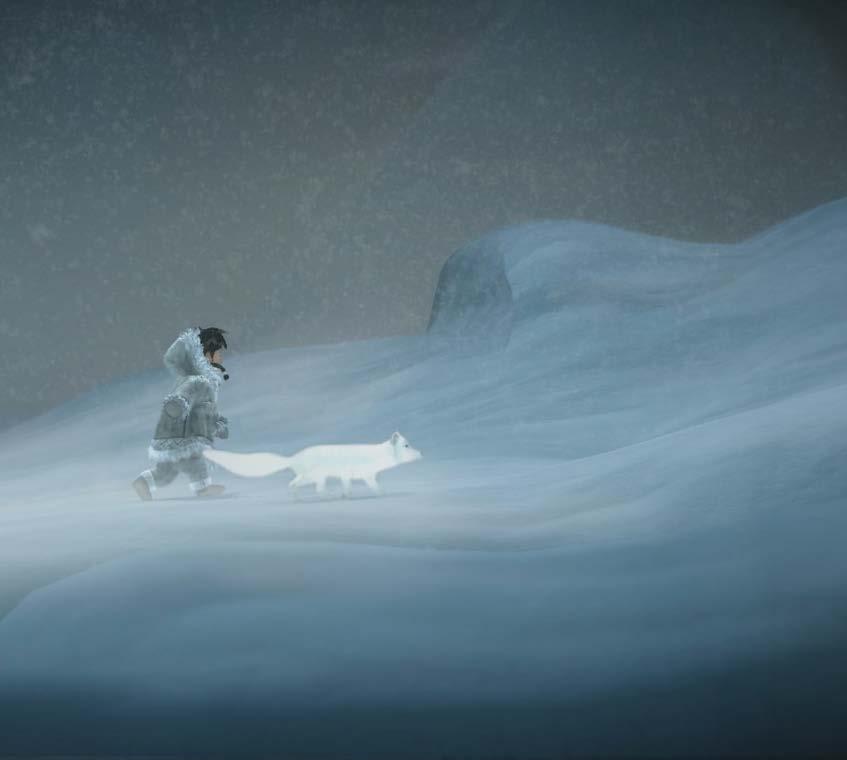 BRAIN GAMES GEOGRAPHY NEVER ALONE In this visually stunning and narrative-rich puzzle game, players alternate between a small girl, Nuna, and her arctic fox, as they attempt to find the source of the