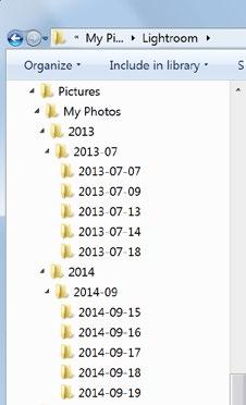 25 In Figure 31, we re still missing some parent folders, so we right-click on the 2013-07 folder and choose Show Parent