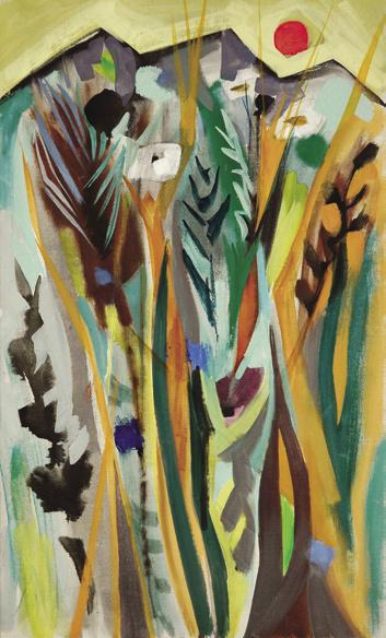 BETTY LANE (1907-1996) Abstract Weeds,