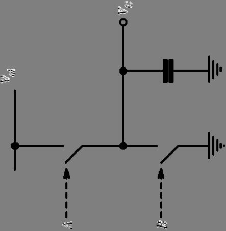 Charge pump circuit A closes on Vi edge, opens on Vo edge