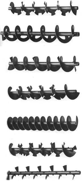 component description Conveyor Screws Cut flight conveyor screws have notches cut in the periphery of either helicoid or sectional flights.