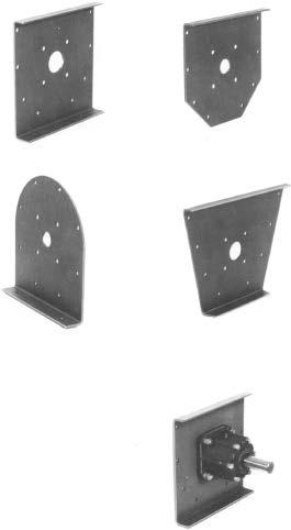 component description Trough End Plates Trough end plates for either U-trough or flared trough are made of heavy gauge steel plate with the top flanged to support the trough cover.