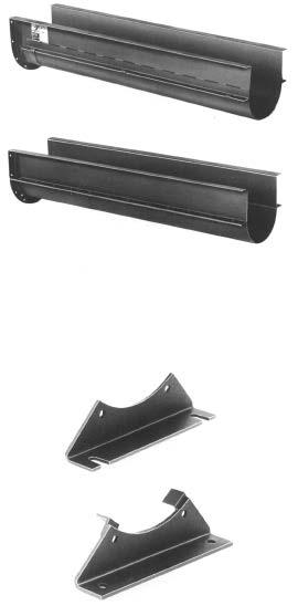 component description Troughs Drop bottom troughs are equipped with a drop bottom usually hinged, held in place by spring clamps of various types for ready access to trough interior, conveyor screws