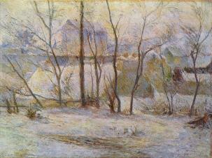 Winter Landscape 1879, Oil on Canvas, 80,5 x 60,5 cm, Museum