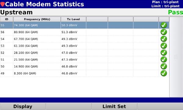 CABLE MODEM MEASUREMENTS Cable Modem Network Connectivity & Status The Network Manager view allows users to quickly and easily use