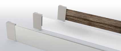 IN kit for 4-sided internal high drawer for optimum space management Benefits for the industry Railing in epoxy finish with EasyFix on back panel/bracket and