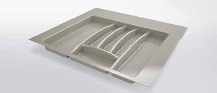 Tetrix cutlery tray for Ten drawer Quality moulded cutlery tray for perfect storage and ease of cleaning Benefits for the industry New production technology for