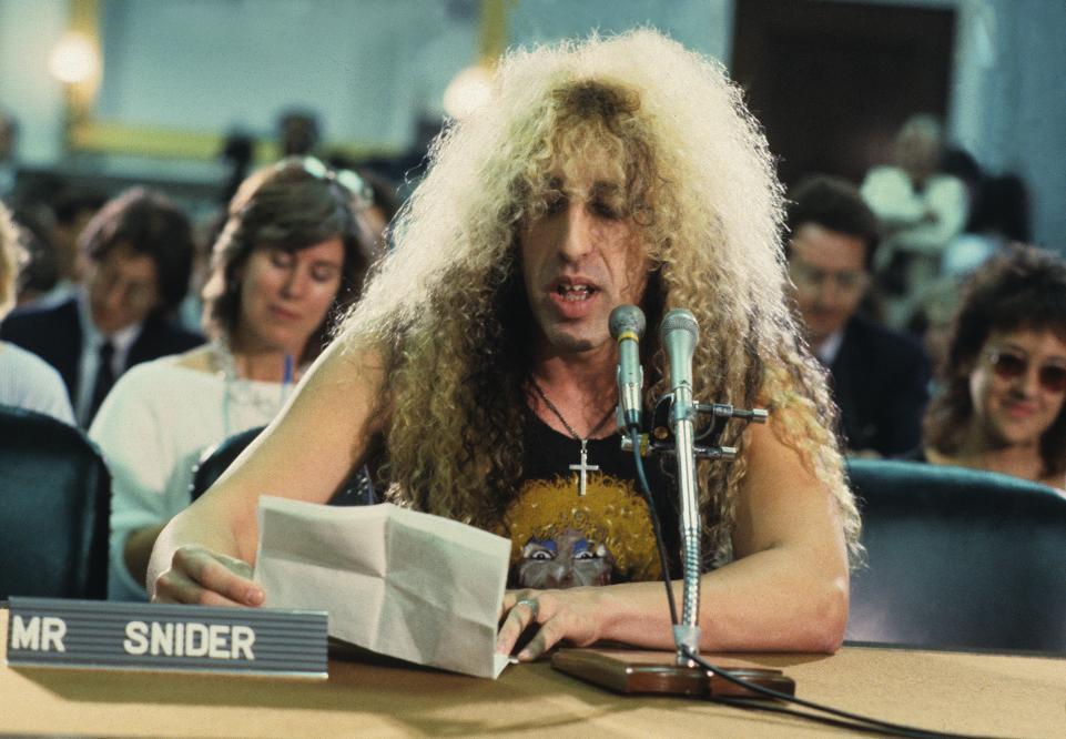 Dee Snider on his testimony to congress https://youtu.