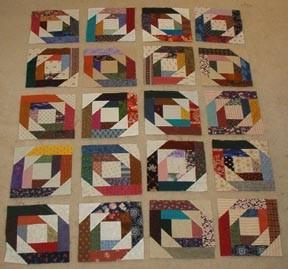 I double stitched these too, so that gave me two MORE bonus triangle squares!
