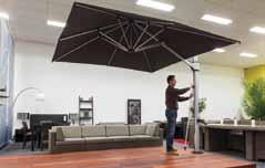 TO USE YOUR (OPTIONAL) STABILISER BARS (STAY KIT) CONTINUED - STABILISER BARS Your Eclipse cantilever umbrella can be fitted with a stay kit to assist its performance in a wider range of wind