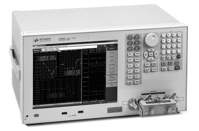 16065C 100 1M 16451B 30M 16452A 20 30M 120M 120M 120M 120M Applicable Instrument Frequency Up to 120 MHz Up to 3 GHz Range (Terminal Configuration: 4-Terminal Pair) (Terminal