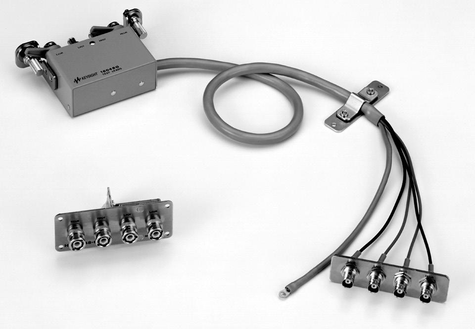 21 Keysight Accessories Selection Guide For Impedance Measurements - Catalog Up to 120 MHz (4-Terminal Pair) Port/Cable Extension 16048G Test Leads Terminal Connector: 4-Terminal Pair, BNC Cable