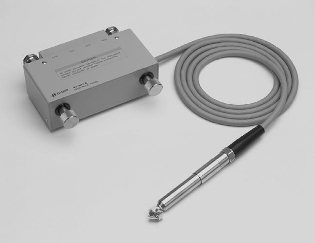 22 Keysight Accessories Selection Guide For Impedance Measurements - Catalog Up to 120 MHz (4-Terminal Pair) Probes 42941A Impedance Probe Kit Terminal Connector: 4-Terminal Pair, BNC Cable Length
