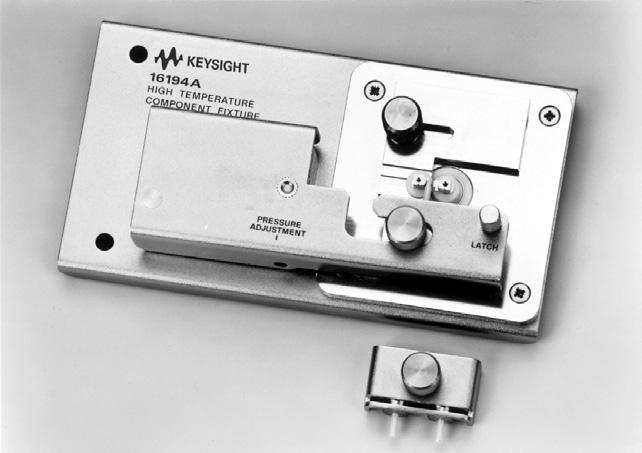 34 Keysight Accessories Selection Guide For Impedance Measurements - Catalog Up to 3 GHz (7 mm) SMD 16194A High Temperature Component Test Fixture Terminal Connector: 7 mm DUT Connection: 2-Terminal
