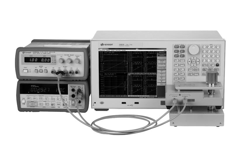 48 Keysight Accessories Selection Guide For Impedance Measurements - Catalog Up to 3 GHz (7 mm) DC Bias Accessories 16200B External DC Bias Adapter Terminal Connector: 7 mm DC BIAS Input connector: