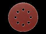 PUNK / 23 Abrasive SANDING Discs Hook and loop design fastening system Fine grade material prevents premature clogging when used on painted or varnished substrates.