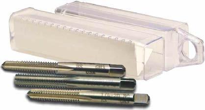 General Purpose Taps STRAIGHT FLUTE TAPS & SETS Type 25 -Bottoming, Type 26 Sets -Taper, Plug, Bottoming TYPE 25 BOTTOMING HSS Taps & Dies - General Purpose Straight Flute Tap & Sets No. of GH Qty.