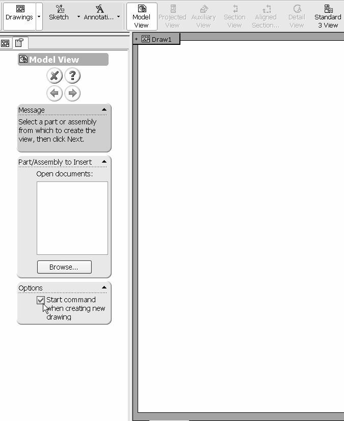 Drawing Template and Sheet Format User Interface CommandManager. The User Interface combines the CommandManager, toolbars, menu options, commands, Online help, cursor feedback and keyboard shortcuts.