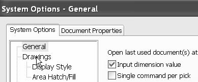 Drawing Template and Sheet Format Activity: System Options-Help View System Options help. 44) Click Tools, Options, System Options tab, Drawings from the Main menu. Display Online help.