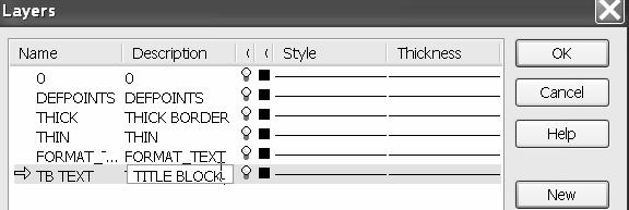 Drawing Template and Sheet Format Activity: Title Block and SW-File Name Insert the Title block TEXT layer.