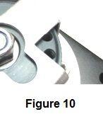 11 Refit shear screw and adjust the nut (small adjustments only), then remove the shear screw and check the friction again. Repeat until feels correct.